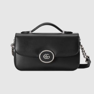 Gucci Mini Petite Versatile Bag In Leather 739722 Black