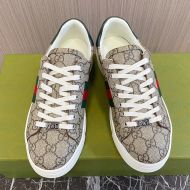 Gucci Ace Low-Top Sneakers Unisex GG Supreme Canvas Grey