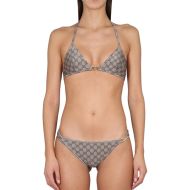 Gucci Bikini with Interlocking G Women GG Supreme Lycra Beige