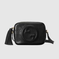 Gucci Small Blondie Camera Bag In Subtler Leather 742360 Black