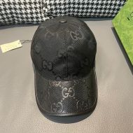 Gucci Baseball Hat Jumbo GG Canvas Black