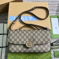 Gucci Small Petite Versatile Bag In GG Supreme Canvas 739721 Beige/Brown