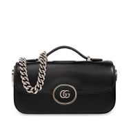 Gucci Super Mini Petite Versatile Bag In Leather 760194 Black