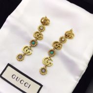 Gucci Double G Daisy Earrings In Gold