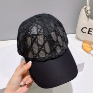 Gucci Baseball Hat GG Supreme Mesh Black