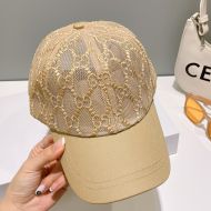 Gucci Baseball Hat GG Supreme Mesh Khaki